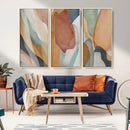 Boho Wall Art Canvas Print Set, Watercolor Boho Wall Art
