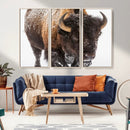 Bison Wall Art Canvas Print For Farmhouse, Wild Animal Wall by MyGreatCanvas | Canvas Wall Art Prints | Photo Prints & Wall Decor
