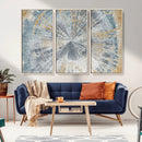 Radiant Abstract Wood Rings Canvas Art – Modern Triptych by MyGreatCanvas | Canvas Wall Art Prints | Photo Prints & Wall Decor