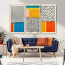 Canvas Print Wall Art Abstract Illustrs Art Boho, Framed