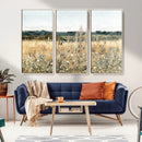 Wildflower Field Wall Art Canvas | Nature-Inspired Landscape