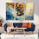 UP-Inspired Floating House with Balloons Canvas Art – by MyGreatCanvas | Canvas Wall Art Prints | Photo Prints & Wall Decor
