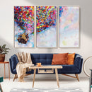 Don't Look Up Movie Canvas Wall Art - Vibrant Floating House