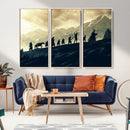 Fellowship Journey Wall Art – Fantasy Adventure Canvas Print by MyGreatCanvas | Canvas Wall Art Prints | Photo Prints & Wall Decor