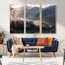 Foggy Mountain Canvas Print Forest Wall Art by MyGreatCanvas | Canvas Wall Art Prints | Photo Prints & Wall Decor