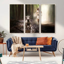 Jesus Canvas Wall Art - Jesus Running After Lost Lamb,