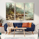 Abstract Acadia National Park Wall Art Canvas Print -