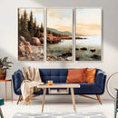 Serene Coastal View of Acadia National Park Wall Art -