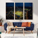 Michigan Stadium Night Game Wall Art – Sports Arena Aerial by MyGreatCanvas | Canvas Wall Art Prints | Photo Prints & Wall Decor