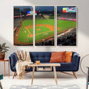 Angel Stadium Aerial Canvas Print – Los Angeles Angels