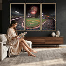 Fireworks at Angel Stadium – Los Angeles Angels Canvas