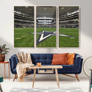 Dallas Cowboys Football Team Print - Arlington AT&T Stadium by MyGreatCanvas | Canvas Wall Art Prints | Photo Prints & Wall Decor