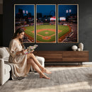 St. Louis Cardinals Baseball Team Print - Busch Stadium Wall