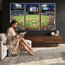 Citi Field Wall Art Print | 3-Panel New York Mets Baseball