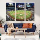 Citi Field Wall Art Print | 3-Panel New York Mets Baseball