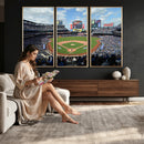 New York Mets Baseball Team Print - Citi Field Stadium Wall