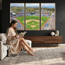 Citi Field Wall Art Print | 3-Panel New York Mets Baseball