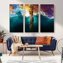 God Hand Wall Art Canvas Print