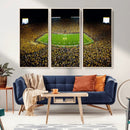 Stadium in Michigan Wall Art Canvas Print, Framed American