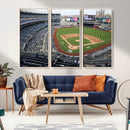 New York Yankees Baseball Team Print - Yankee Stadium Wall