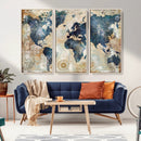World Map Canvas Print – Framed Wall Art for Couples, by MyGreatCanvas | Canvas Wall Art Prints | Photo Prints & Wall Decor