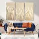 Grass Wall Art Print - Elegant Neutral Decor for Living