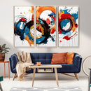 Abstract Wall Art, Rings Wall Art Canvas Print
