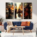 Jazz Wall Art Canvas Print – Colorful Musical Instrument