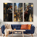 Jazz Canvas Wall Art Print – Abstract African American Music by MyGreatCanvas | Canvas Wall Art Prints | Photo Prints & Wall Decor