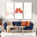 Cardinal Bird Canvas Wall Art - Male and Female Cardinal by MyGreatCanvas | Canvas Wall Art Prints | Photo Prints & Wall Decor