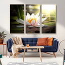 Lotus Flower Wall Art Canvas Print, Water Lily Large Wall