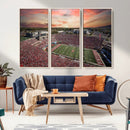Indiana Memorial Stadium Wall Art Canvas Print, Framed