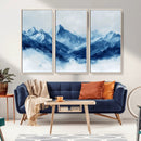 Blue Mountains Wall Art – Framed Snowy Range Canvas Artwork, by MyGreatCanvas | Canvas Wall Art Prints | Photo Prints & Wall Decor