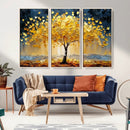 Golden Tree Wall Art – Framed Autumn Leaves Canvas Artwork, by MyGreatCanvas | Canvas Wall Art Prints | Photo Prints & Wall Decor