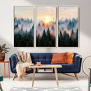 Abstract Forest Wall Art - Serene Nature Canvas Print with by MyGreatCanvas | Canvas Wall Art Prints | Photo Prints & Wall Decor