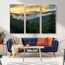 Mountain Sunrise Wall Art – Framed Pine Forest Canvas by MyGreatCanvas | Canvas Wall Art Prints | Photo Prints & Wall Decor
