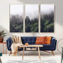 Misty Forest Wall Art Canvas Print, Serene Foggy Pines and by MyGreatCanvas | Canvas Wall Art Prints | Photo Prints & Wall Decor