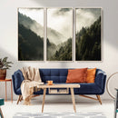 Misty Valley Wall Art: Foggy Forest Canvas Print by MyGreatCanvas | Canvas Wall Art Prints | Photo Prints & Wall Decor