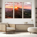 Mountain Sunrise Wall Art Canvas Print – Alpine Ridge by MyGreatCanvas | Canvas Wall Art Prints | Photo Prints & Wall Decor