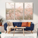 Pastel Grasses Wall Art Canvas Print – Framed Soft Meadow