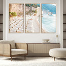 Beach Wall Art Canvas Print – Framed Coastal Seascape Summer