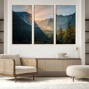 Yosemite Valley Wall Art Canvas Print – Framed Mountain