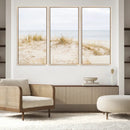 Beach Dunes Wall Art Canvas Print – Framed Serene Coastal by MyGreatCanvas | Canvas Wall Art Prints | Photo Prints & Wall Decor