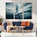 Underwater Surf Wall Art – Framed Ocean Wave Canvas Artwork, by MyGreatCanvas | Canvas Wall Art Prints | Photo Prints & Wall Decor