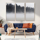 Surfer Fog Wall Art Canvas Print – Framed Foggy Beach Scene by MyGreatCanvas | Canvas Wall Art Prints | Photo Prints & Wall Decor