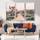 Joshua Tree Wall Art Canvas Print – Framed Desert Road Scene by MyGreatCanvas | Canvas Wall Art Prints | Photo Prints & Wall Decor