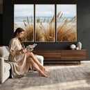 Beach Grass Wall Art Canvas Print – Framed Coastal Dunes Art by MyGreatCanvas | Canvas Wall Art Prints | Photo Prints & Wall Decor