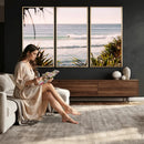 Ocean Surfer Wall Art Canvas Print – Framed Coastal Surf Art by MyGreatCanvas | Canvas Wall Art Prints | Photo Prints & Wall Decor