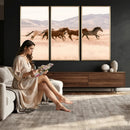 Wild Horse Wall Art Canvas Print – Framed Rustic Western Art by MyGreatCanvas | Canvas Wall Art Prints | Photo Prints & Wall Decor