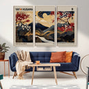 Modern Japanese Wall Art Canvas Print – Framed Abstract by MyGreatCanvas | Canvas Wall Art Prints | Photo Prints & Wall Decor